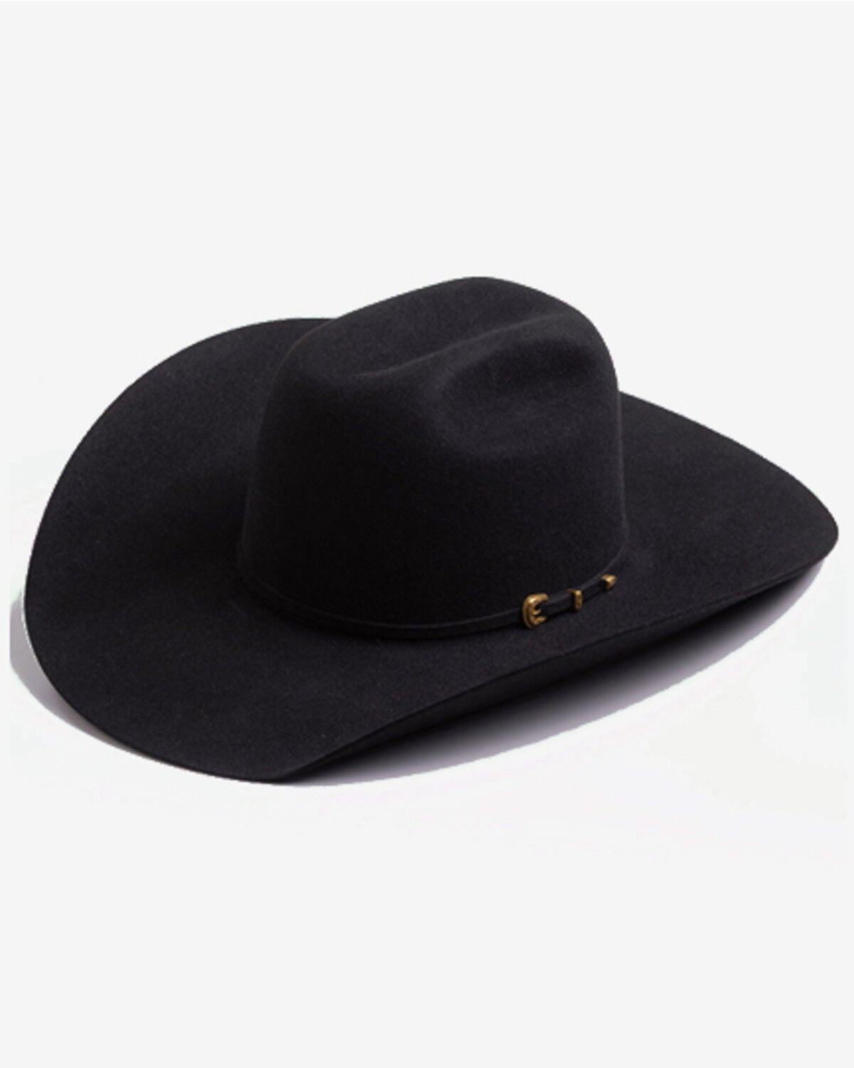 Image #1 - Larry Mahan Cody 10X Felt Cowboy Hat, Black, hi-res