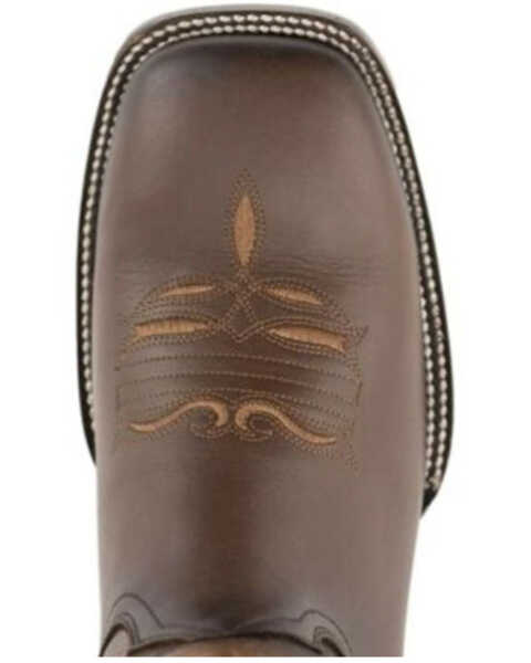 Image #5 - Ferrini Men's Fuego Western Boots - Broad Square Toe, Brown, hi-res