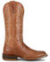 Image #2 - Tony Lama Women's Helena Western Boots - Broad Square Toe, Cognac, hi-res