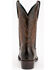 Image #5 - Ferrini Men's Remington Western Boots - Round Toe, Chocolate, hi-res