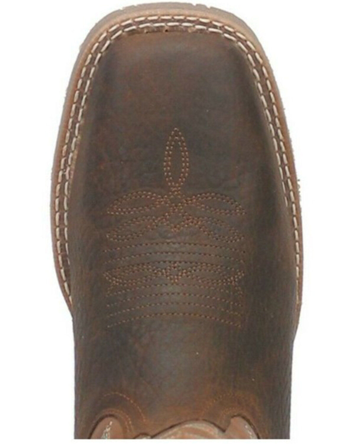 Image #6 - Laredo Men's Odie Western Boots - Broad Square Toe, Dark Brown, hi-res