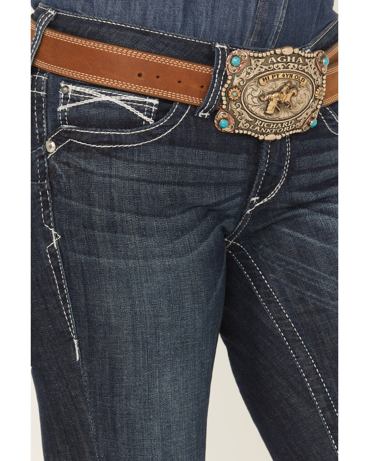 Product Name:  Ariat Women's Rosy Whipstitch Boot Cut Jeans