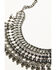 Shyanne Women's Enchanted Forest Pewter Bib Necklace, Pewter, hi-res