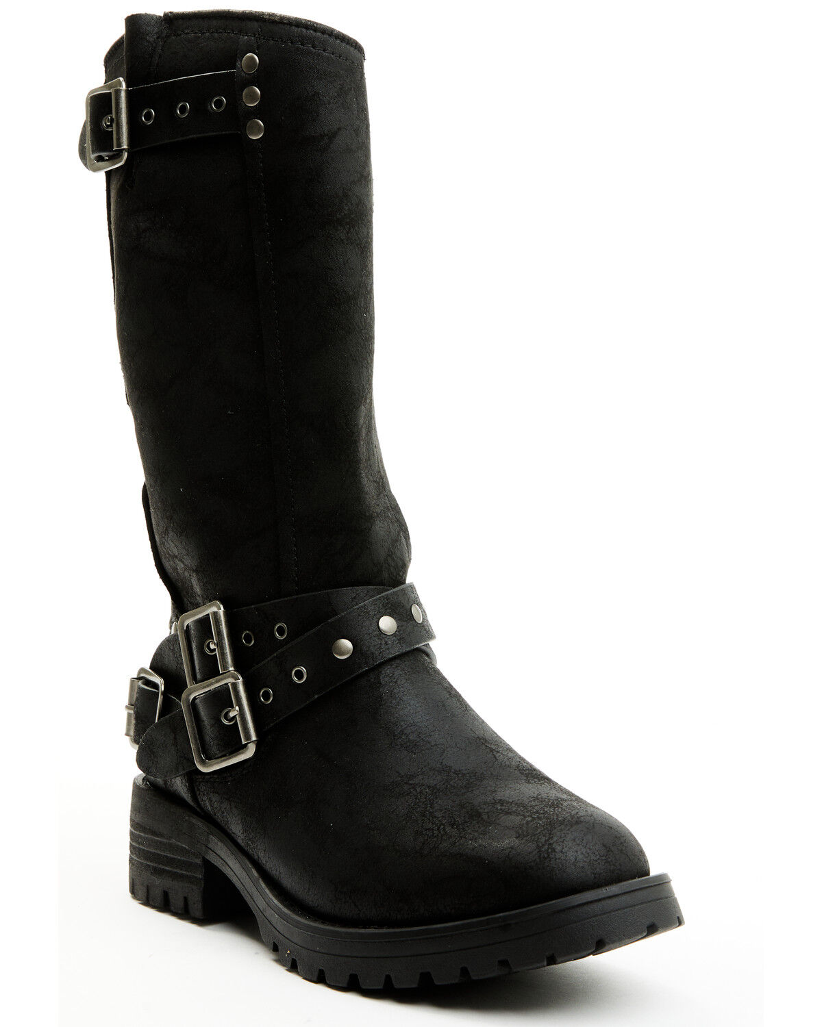 Image #1 - Very G Women's Forever Harness Boots - Round Toe, Black, hi-res