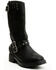 Image #1 - Very G Women's Forever Harness Boots - Round Toe, Black, hi-res