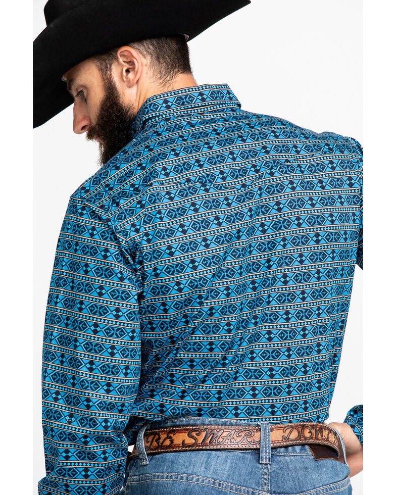 mens aztec western pullover