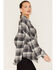 Image #2 - Wrangler Retro Women's Plaid Print Long Sleeve Pearl Snap Shirt, , hi-res