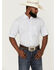 Image #1 - Resistol Men's Milton Small Check Plaid Short Sleeve Button Down Western Shirt, , hi-res