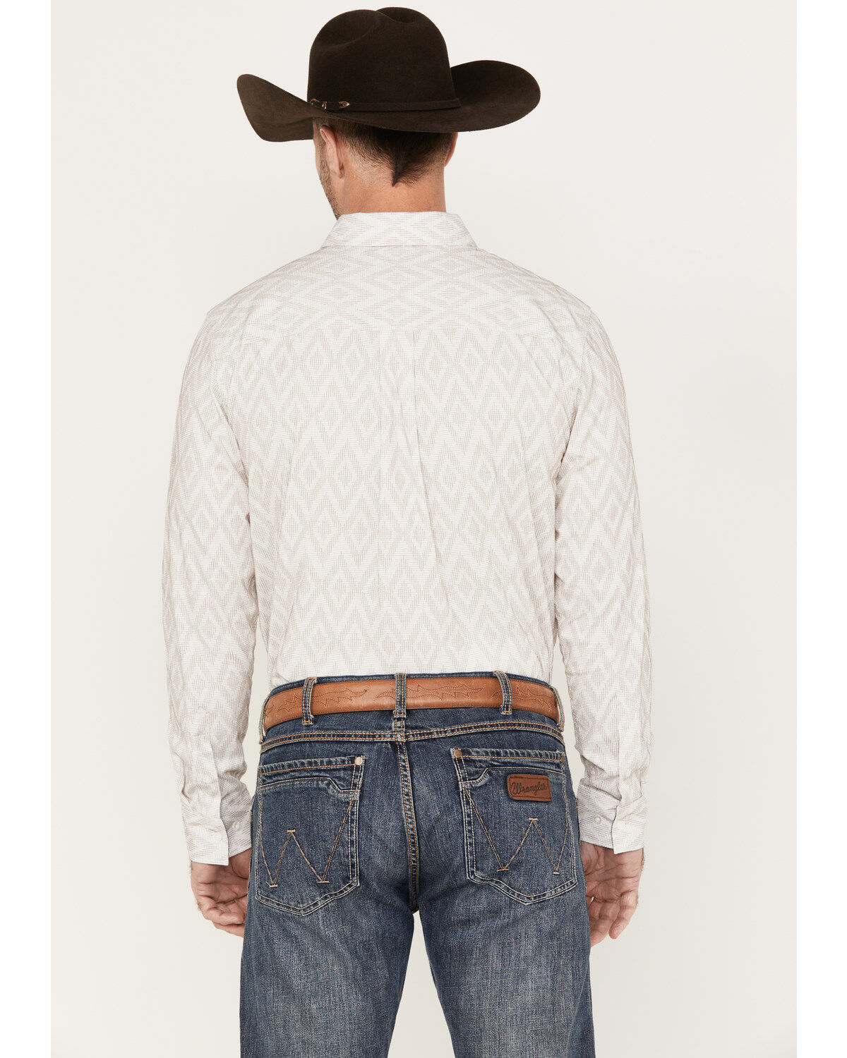 Image #4 - Cody James Men's Accent Geo Print Long Sleeve Button Down Shirt, , hi-res