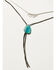 Image #1 - Shyanne Women's Monument Valley Blue Agate Stone Necklace, Silver, hi-res