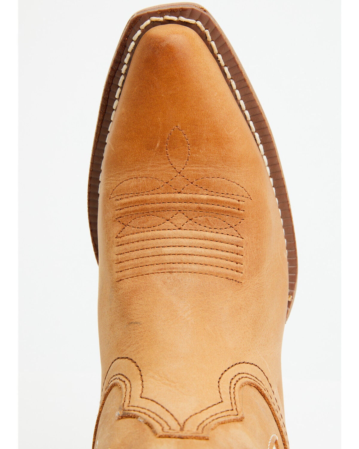 Image #6 - Justin Women's May Tall Western Boots - Snip Toe, Tan, hi-res