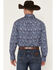 Image #4 - George Strait by Wrangler Men's Paisley Print Long Sleeve Button-Down Stretch Western Shirt, Blue, hi-res
