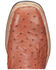 Lucchese Men's Rowdy Ostrich Skin Western Boots - Broad Square Toe, Cognac, hi-res