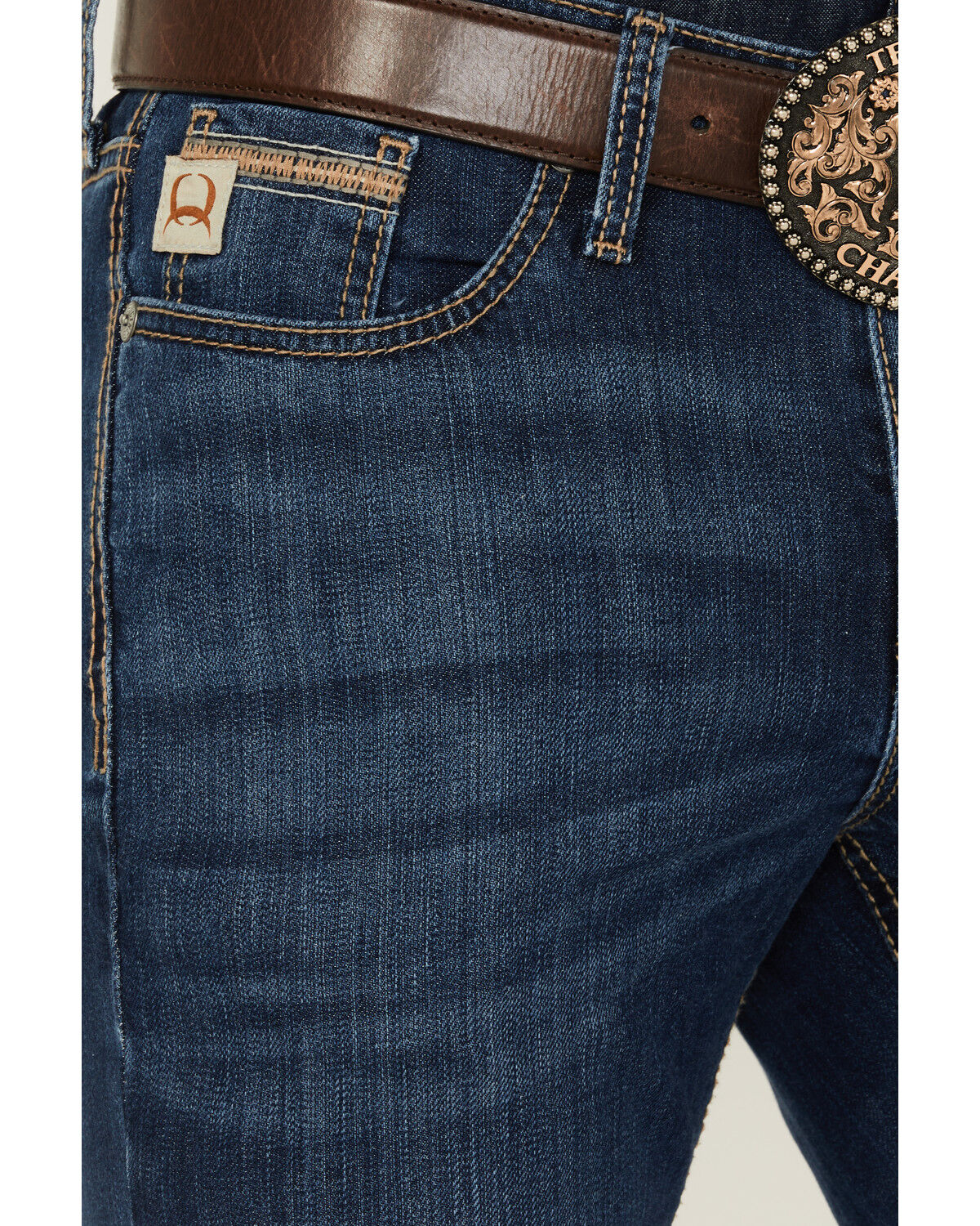 Product Name:  Cinch Men's Ian Dark Wash Slim Bootcut Performance Stretch Denim Jeans