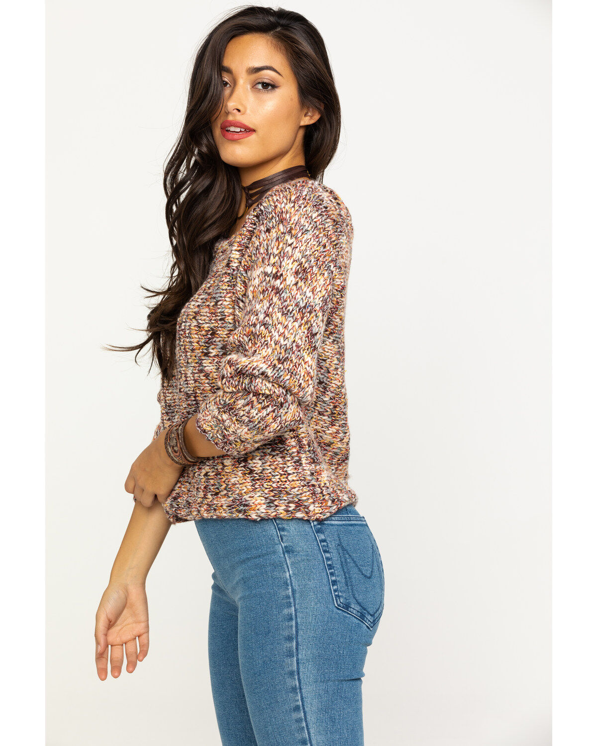 elan rainbow cardigan