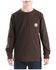 Image #2 - Carhartt Boys' C Graphic Long Sleeve Pocket T-Shirt, Black, hi-res
