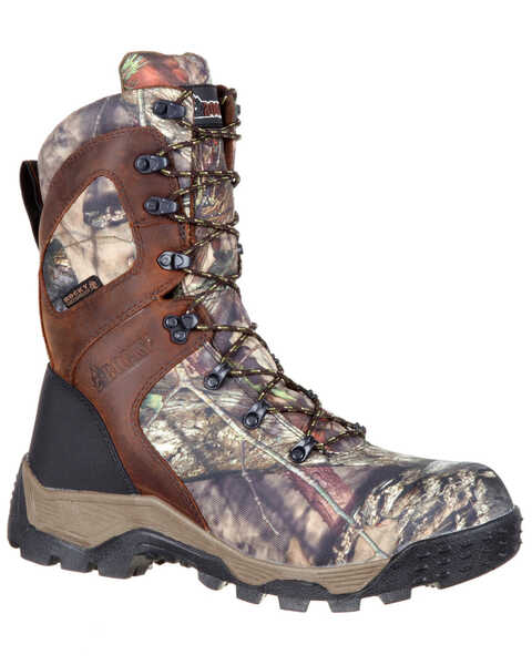 Image #1 - Rocky Men's Sport Pro Insulated Waterproof Outdoor Boots - Round Toe, Camouflage, hi-res