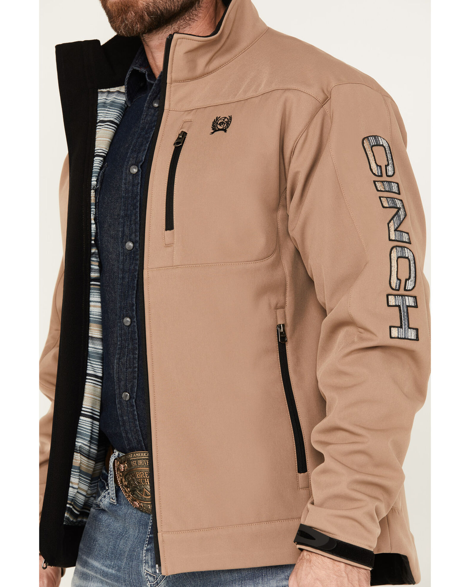 Product Name Cinch Men s Bonded Softshell Jacket