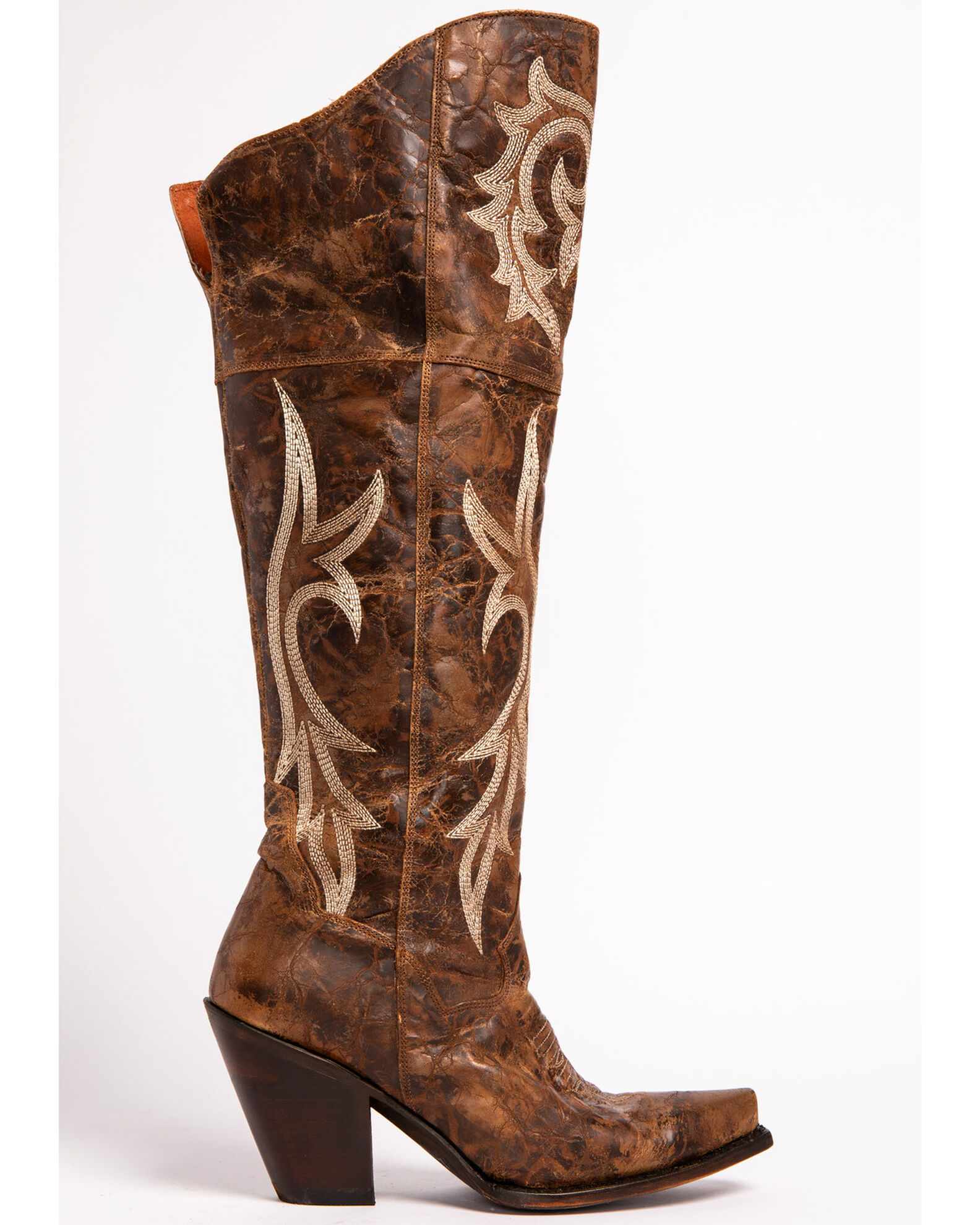 Dan Post Women s Jilted Over The Knee Leather Western Boots