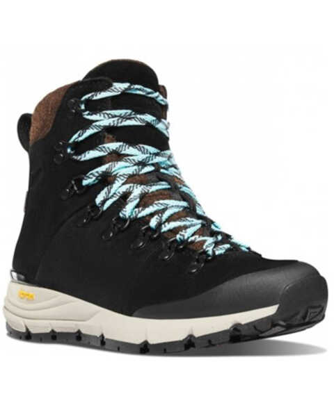 Danner Women's Arctic 600 Side Zip Lace-Up Hiking Boot , Black, hi-res