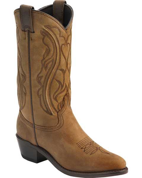 Sage Boots by Abilene Women's 11" Longhorn Western Boots, Distressed, hi-res