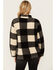 Image #4 - Stillwater Supply Women's Plaid Print Fleece Quarter Zip Pullover, Black/white, hi-res