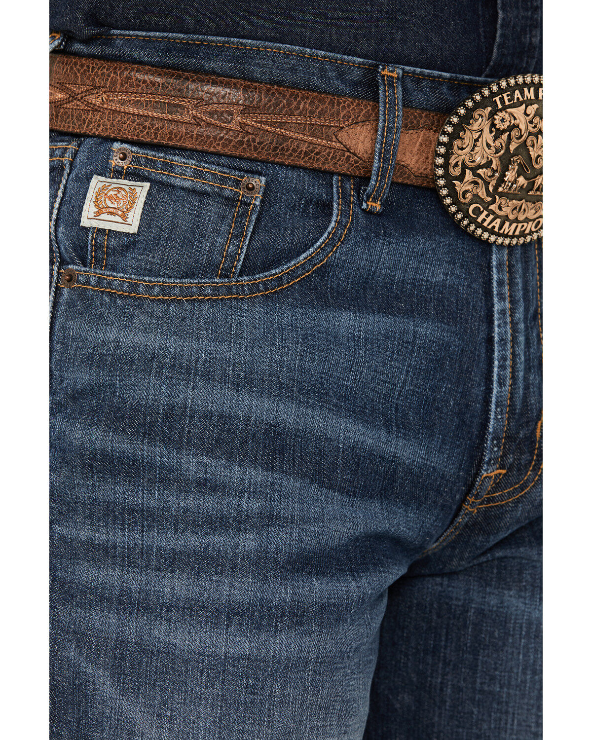 Cinch Men's Fastback Stonewash Original Loose Taper Rigid Denim Jeans