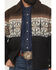 Image #3 - Panhandle Men's Pueblo Southwestern Border Print Bomber Jacket, Black, hi-res