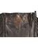 Image #2 - Kobler Leather Black Hand-Tooled Pouch Bag, Black, hi-res