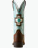Image #3 - Ariat Women's Round Up Cantina Performance Western Boots - Broad Square Toe, Brown, hi-res