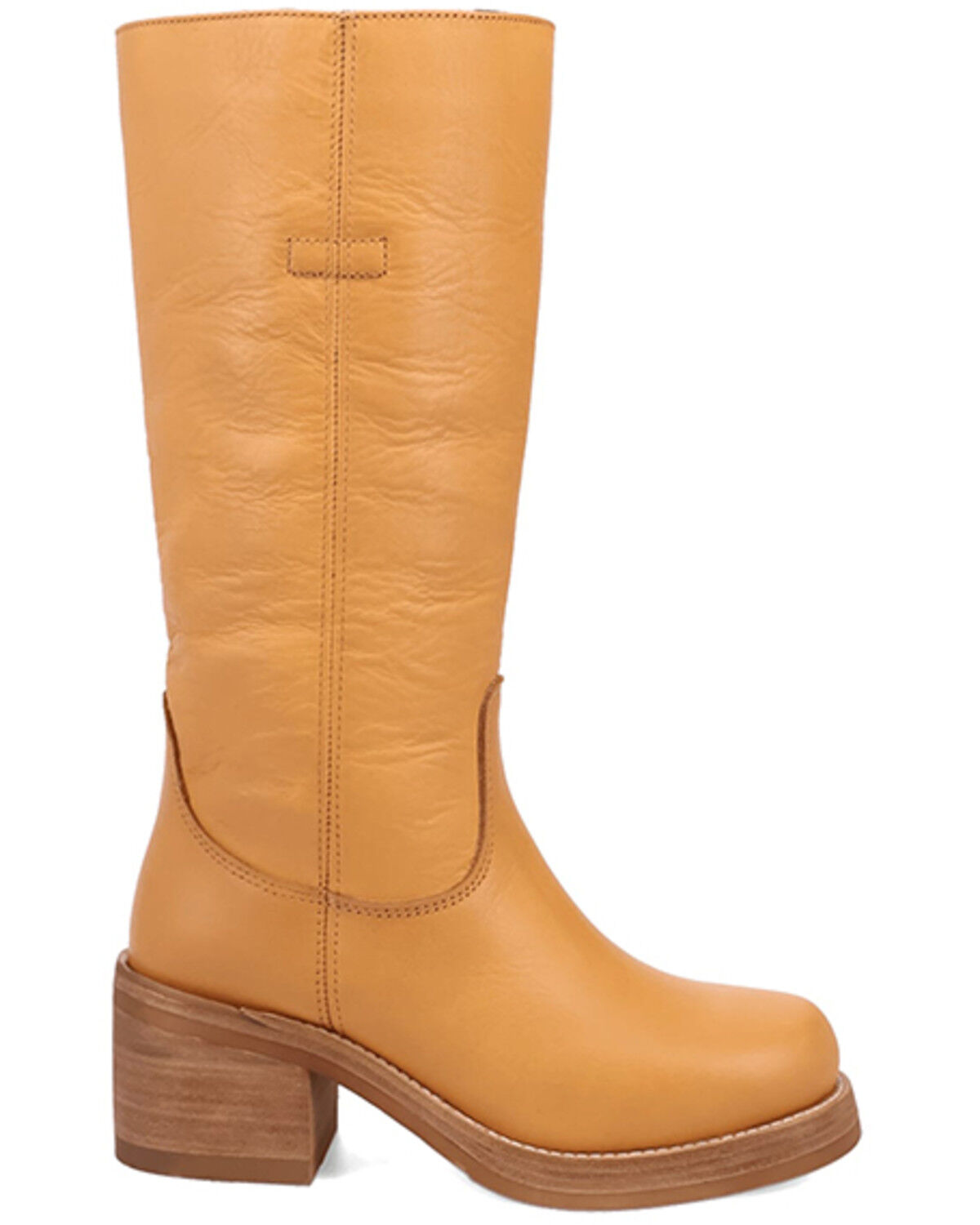 Image #2 - Dingo Women's Vagabond Tall Fashion Boots - Round Toe, Mustard, hi-res