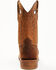 RANK 45 Men's Warrior Xero Gravity Western Performance Boots - Broad Square Toe, Caramel, hi-res