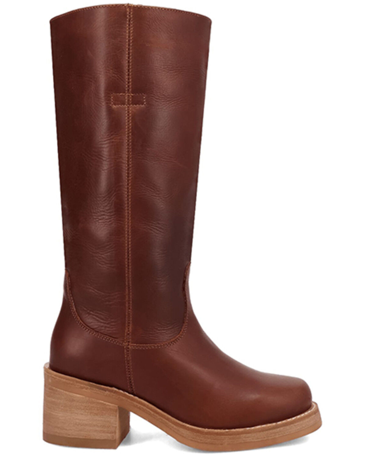 Image #2 - Dingo Women's Vagabond Tall Fashion Boots - Round Toe, Brown, hi-res