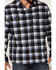 Image #3 - Flag & Anthem Men's Multi Manhasset Performance Plaid Long Sleeve Button-Down Western Flannel Shirt, Cream, hi-res