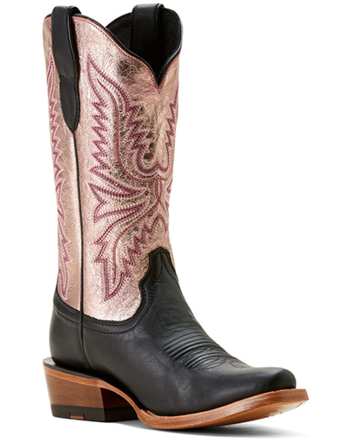 Ariat Women's Futurity Flash Western Boots - Square Toe, Black, hi-res
