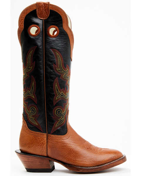 Image #2 - Hondo Boots Men's Spanish Shoulder Western Boots - Round Toe, Tan, hi-res