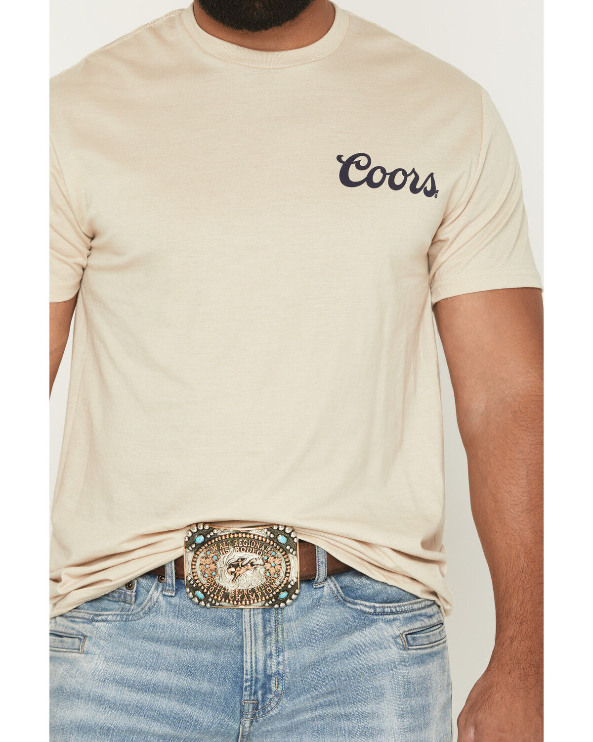 Product Name:  Coors Men's Boot Barn Exclusive Cowboy Lasso Short Sleeve Graphic T-Shirt