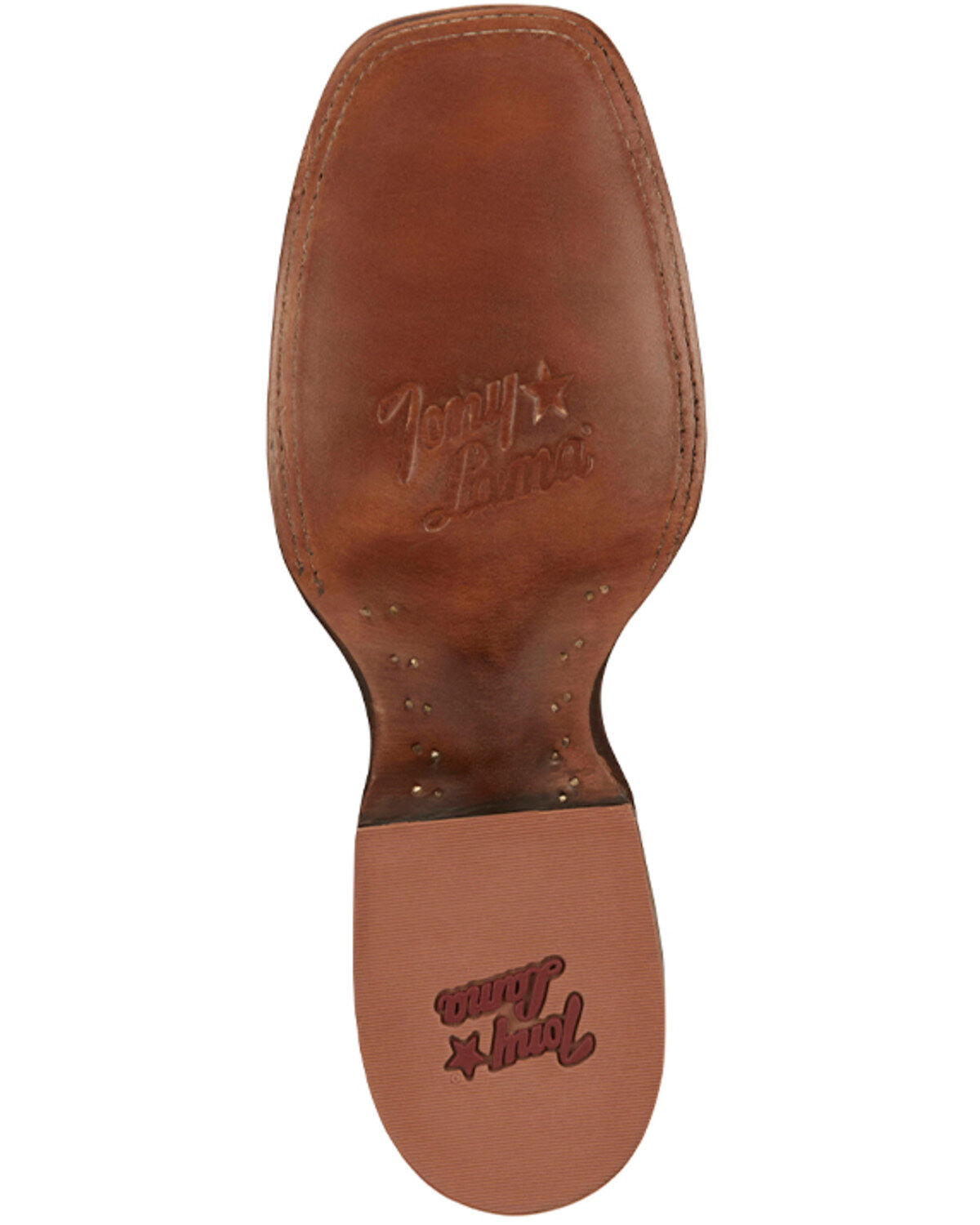 Image #7 - Tony Lama Men's Camarillo Western Boots - Square Toe, Cognac, hi-res