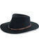 Image #1 - Cody James® Men's Durango Crush Wool Hat, Black, hi-res