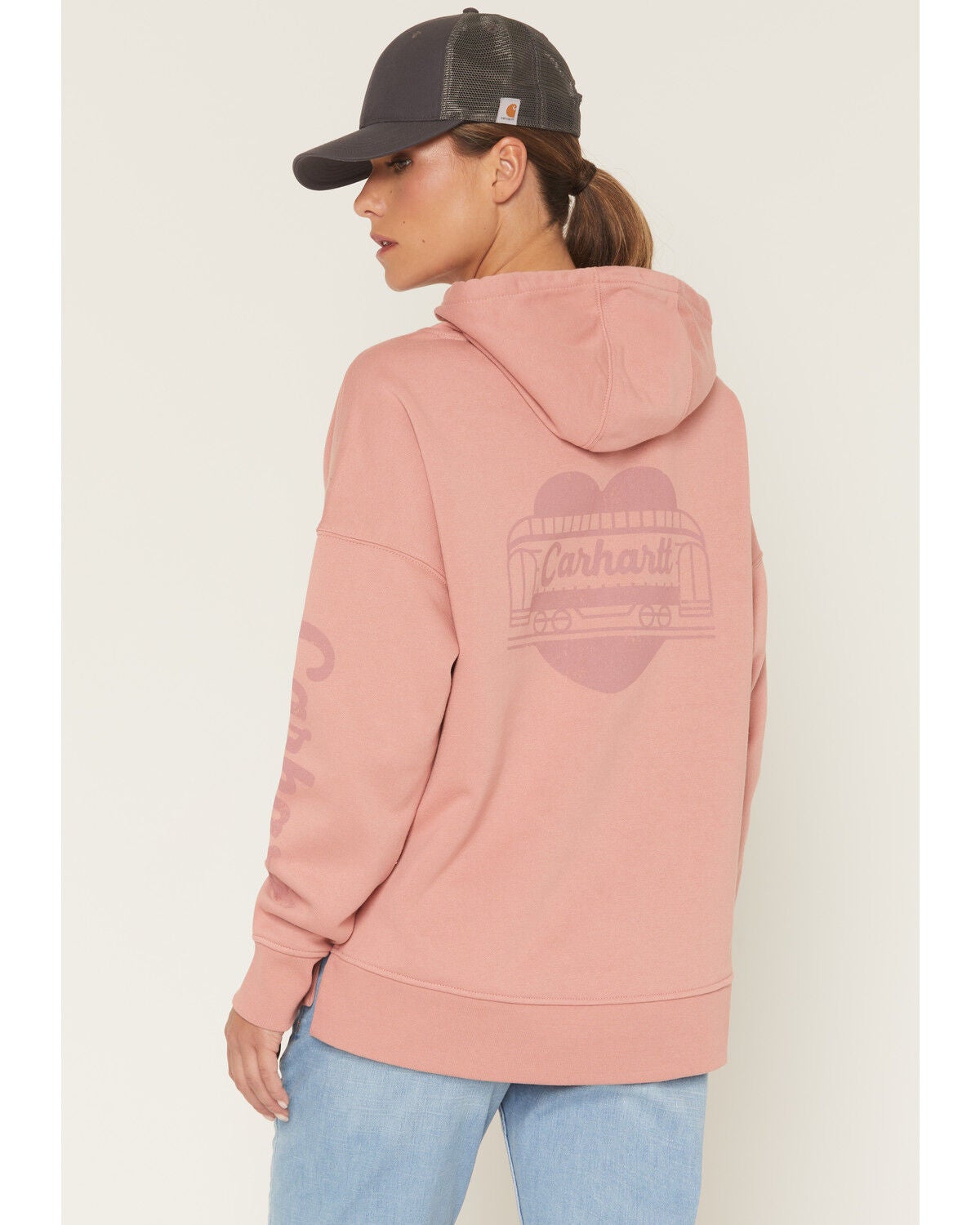 Carhartt Women's Oversized Midweight Graphic Work Hoodie | Boot Barn