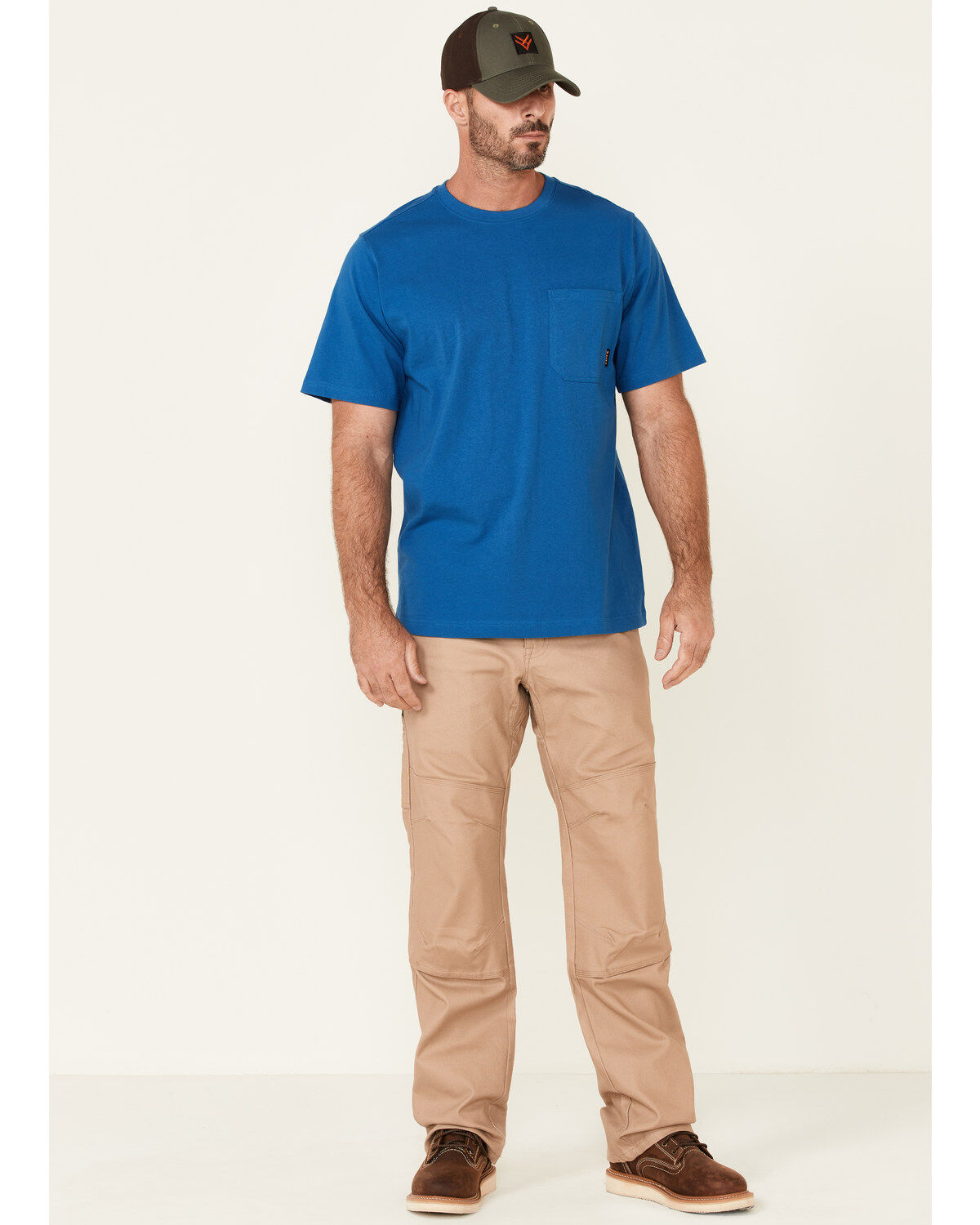 Image #2 - Hawx Men's Forge Short Sleeve Work Pocket T-Shirt - Tall, , hi-res