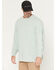 Image #2 - Carhartt Men's Loose Fit Heavyweight Long Sleeve Logo Graphic Work T-Shirt, Sage, hi-res