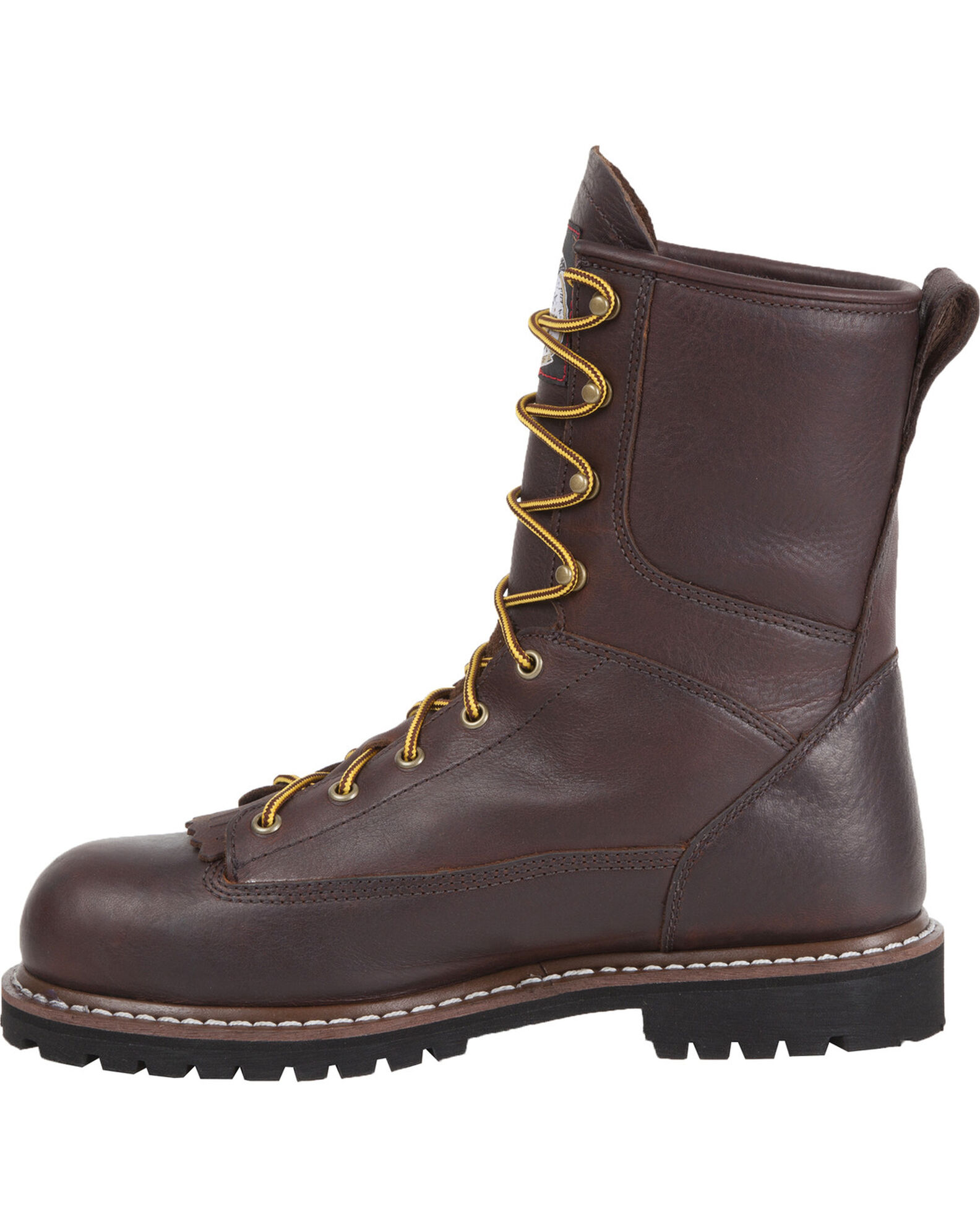 Georgia low heel logger boots new arrivals