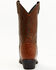 Image #5 - Laredo Men's Ostrich Print Western Boots - Round Toe, Tan, hi-res