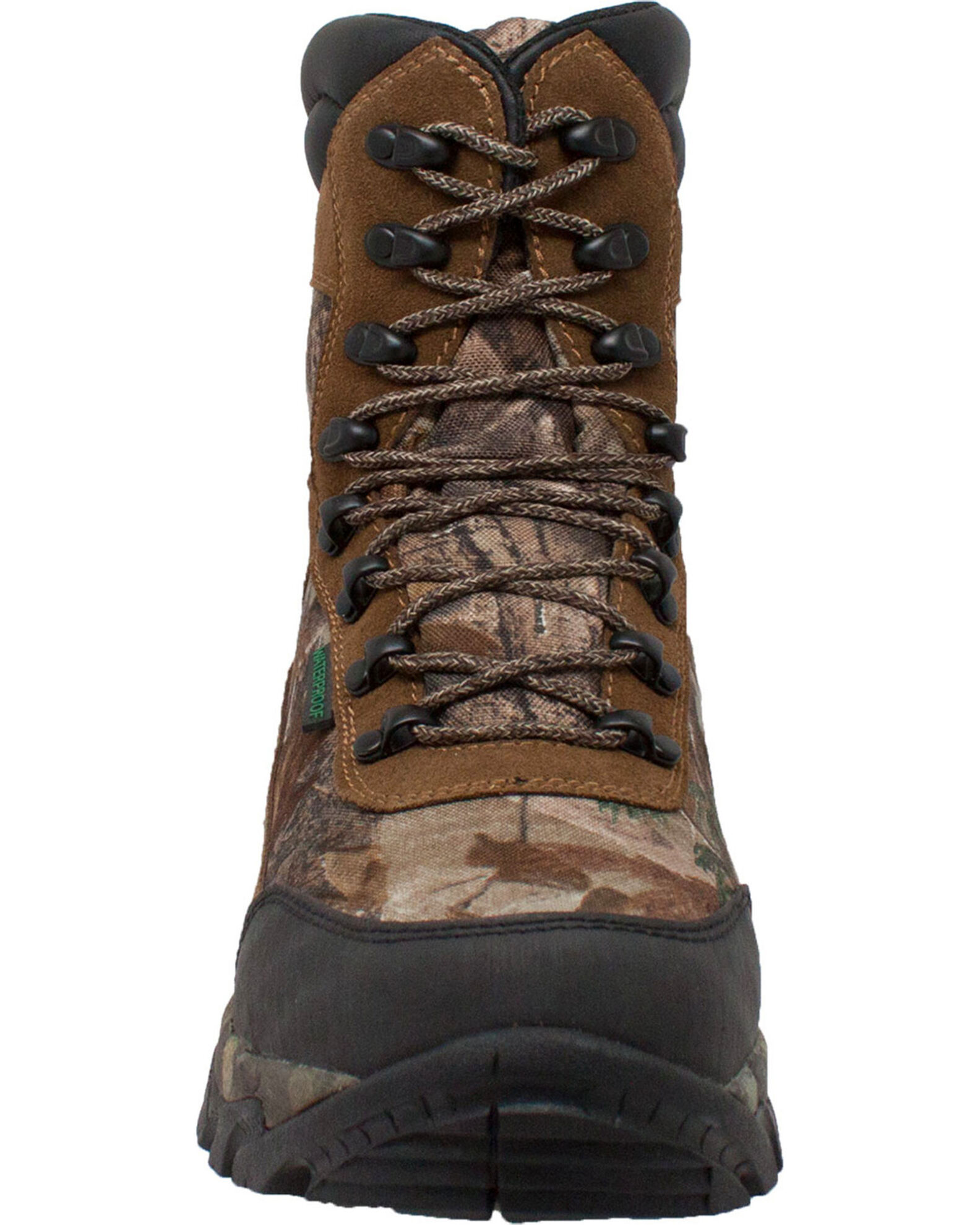 Image #3 - Ad Tec Men's 10" Real Tree Camo Waterproof 400G Hunting Boots, , hi-res