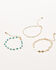 Image #1 - Shyanne Women's Golden Charm Bracelet Set - 3 Piece, Gold, hi-res
