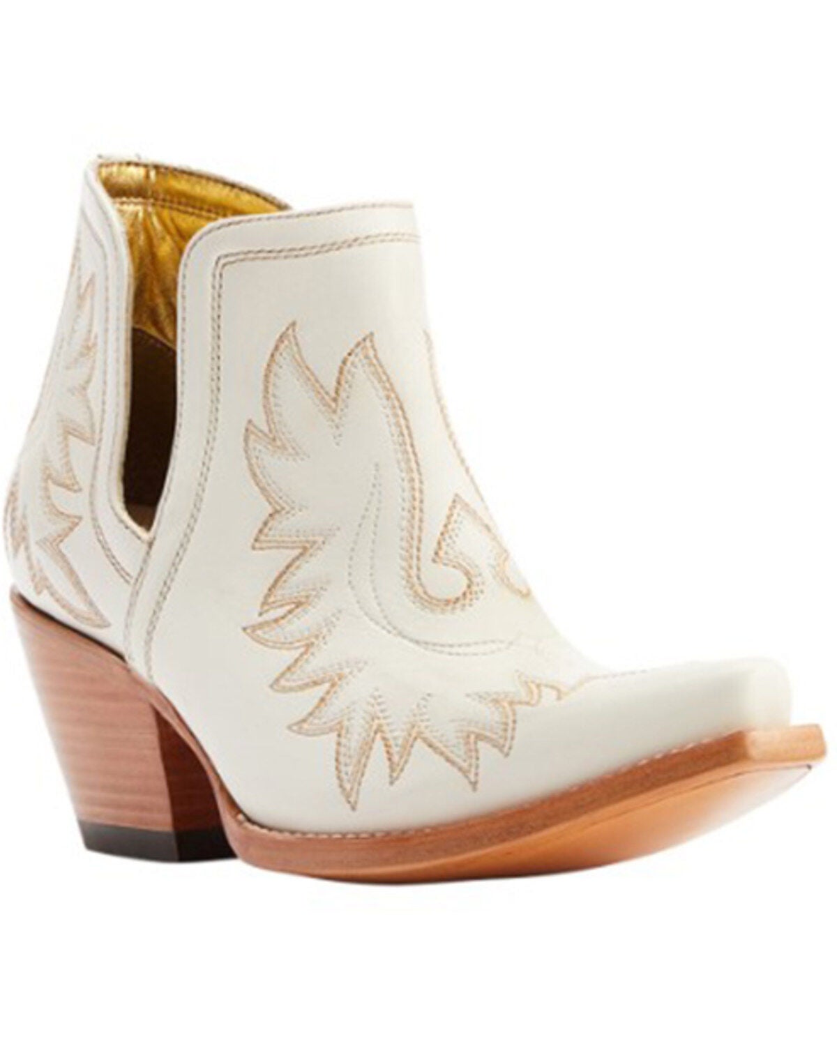 Ariat Women's Dixon Fashion Booties - Snip Toe, White, hi-res