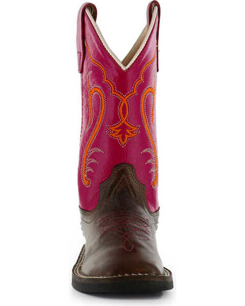 Image #4 - Shyanne Youth Broad Square Toe Western Boots, , hi-res
