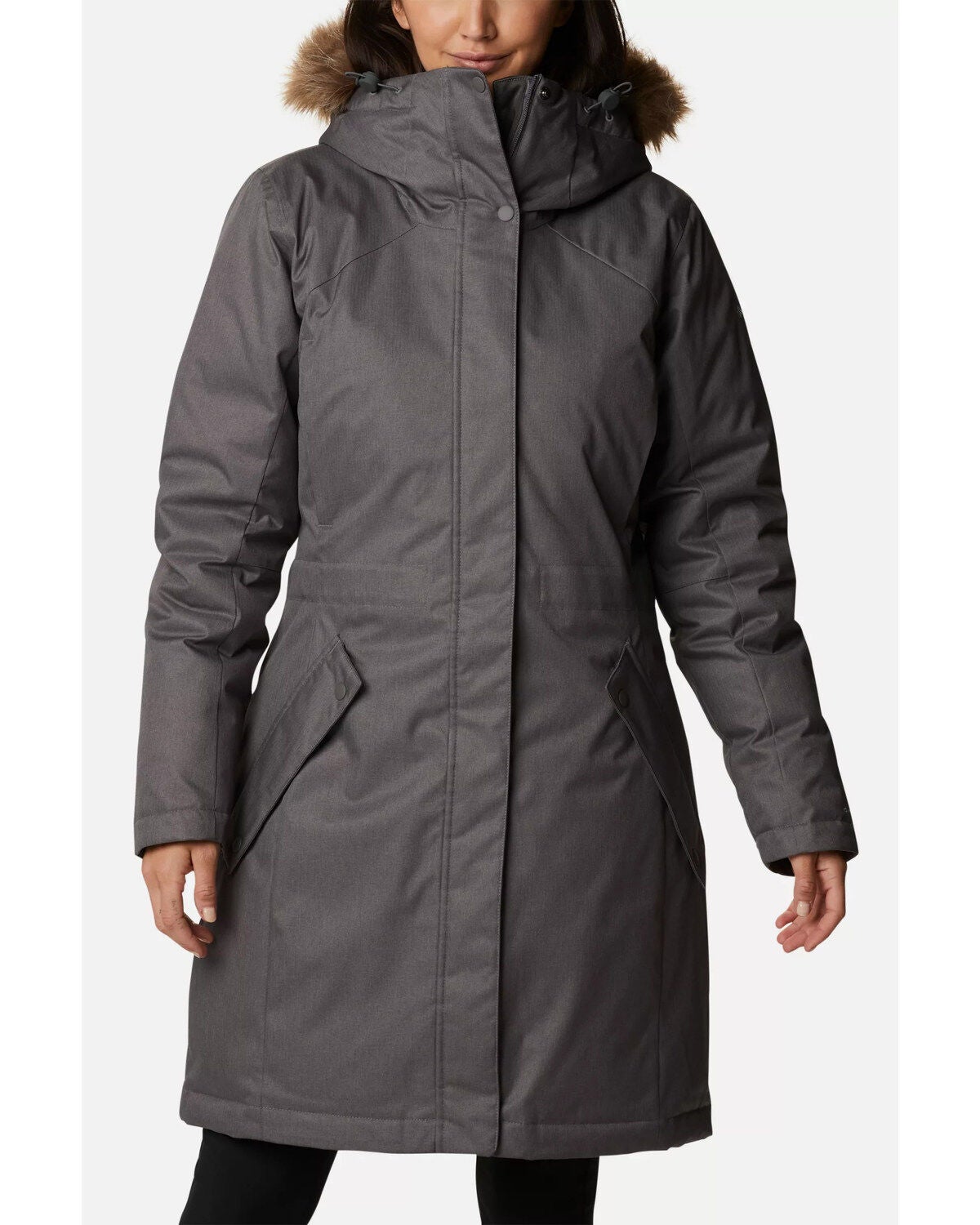 Columbia Women's Grey Juniper Ridge Omni-Heat Infinity Down Parka, Grey, hi-res