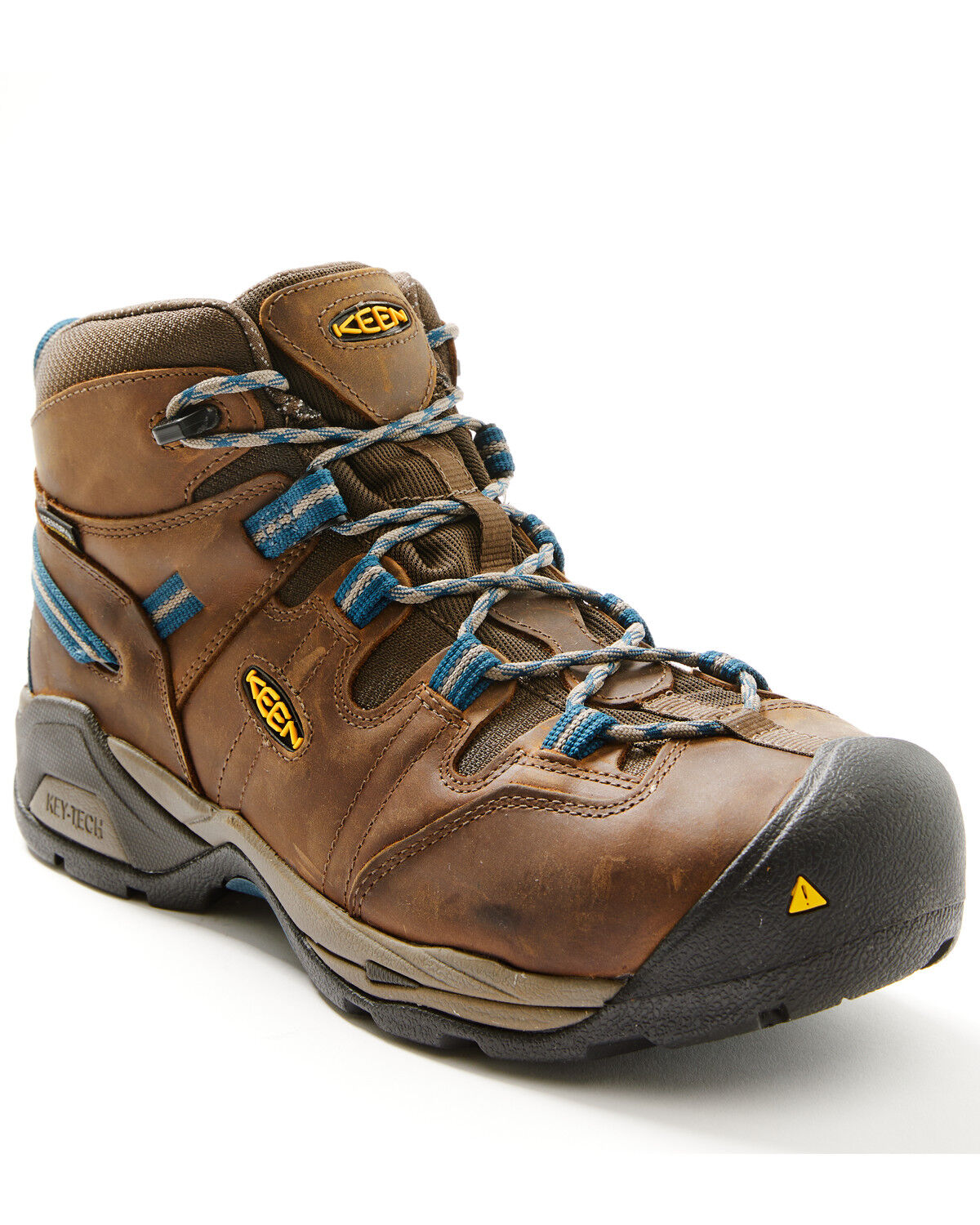 Image #1 - Keen Men's Detroit XT Waterproof Work Boots - Steel Toe, Brown, hi-res